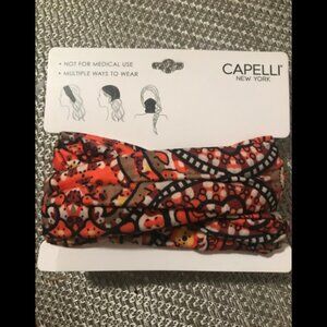 New Capelli New York Floral Multi-Wear Head Wrap